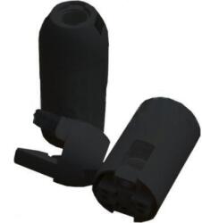 Mentavill Foglalat E14 fekete pattintós (330004)