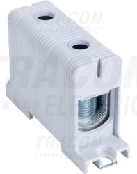 Tracon Főáramköri leágazó kapocs sínre és felületre szerelhető szürke (FLEAL-95/1)