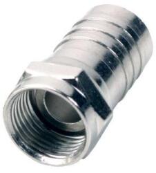 Somogyi Elektronic Koax F-csatlakozó S6TSV, S6TSVM kábelekhez krimpelhető (F803C)