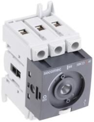 Socomec Szakaszoló kapcsoló 40A 3P ráépíthető sorolható fix M1 SOCOMEC hajtás nélkül (22003004)