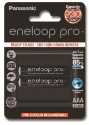 Panasonic Eneloop Pro AAA Tölthető Elem - 930 mAh, 2 db