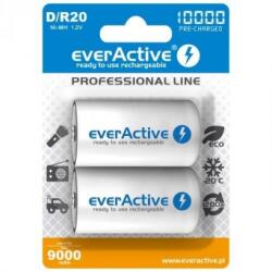 everActive Professional Line R20 D Újratölthető Elem - 10000 mAh, 2 db (EVHRL20-10000)