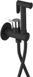 SAPHO ULTRAMIX falba süllyesztett csaptelep bidézuhannyal, matt fekete/króm UT013BC (UT013BC)