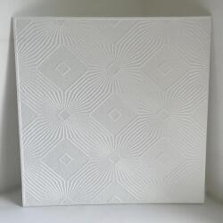  Álmennyezet - Kőszeg beltéri fehér festhető hungarocell polisztirol álmennyezet, mennyezet burkolat (50x50cm)