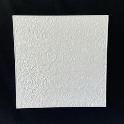  Álmennyezet -Tisza modern beltéri EPS polisztirol álmennyezet lap, festhető dekorpanel, hungarocell mennyezet burkolat (50x50cm)