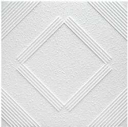 Marbet Álmennyezet - Marbet CHICAGO polisztirol dekor mennyezeti festhető burkolólap (50x50cm) nútos