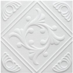 Marbet Álmennyezet - Marbet ANET-M klasszikus polisztirol festhető mennyezeti burkolólap (50x50cm) nútos