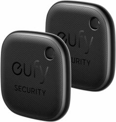  eufy Eufy Security SmartTrack Link тракер, комплект от 2 броя, съвместим с iOS, водоустойчив, черен (E87B0011)