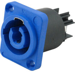 Soundsation WM-AC3P-IN - Beépíthető 3 pólusú AC tápcsatlakozó bemenet aljzat (KÉK)