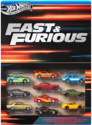 Mattel Hot Wheels - Fast & Furious 10 darabos kisautó szett (JCT92)