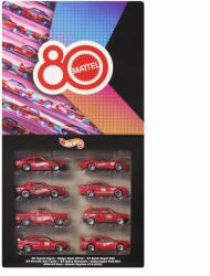 Mattel Hot Wheels - Mattel 80. évfordulós kisautó szett 8 db (JGK09)