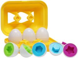 Home and Mode 6 db-os tojás Montessori összeillesztős ügyességi-logikai játék gyerekeknek, 16, 5 x 12 cm (S34941340)