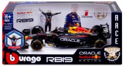 Bburago Red Bull RB19 F1 versenyautó fém autómodell pilótával 1:24 (Max Verstappen #1) (280360-01677)