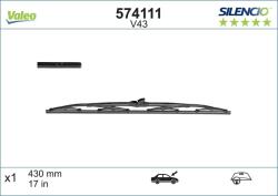 Valeo Silencio 430 mm 574111