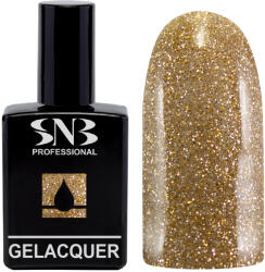 SNB Гел лак snb 277 ВИВЕТ, Златен, Брокат, 15 мл (gl277) - topmall