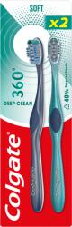 Colgate 360 Deep Clean Soft lágy fogkefe duo pack