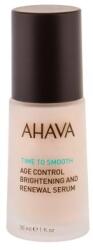 AHAVA Time To Smooth Age Control, Brightening And Renewal Serum arcszérum a látható bőrfiatalodásért 30 ml nőknek
