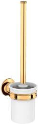Hansgrohe Montreux - Perie WC montare pe perete, cu suport, aspect auriu lustruit 42035990 (42035990)