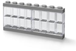 NHG LEGO Minifigura vitrin, 16-db-os, szürke (40660006) - officedepot