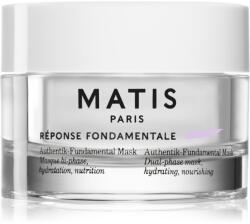 Matis Réponse Fondamentale Authentik-Fundamental Mask regeneráló és hidratáló arcmaszk kétfázisú bőrápoláshoz 50 ml