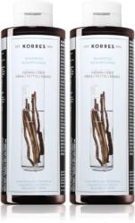 KORRES Liquorice and Urtica sampon hajolajjal takarékos kiszerelés