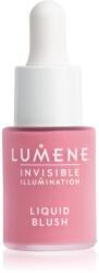 Lumene Invisible Illumination folyékony arcpirosító az élénk bőrért árnyalat Frosty Petal 15 ml