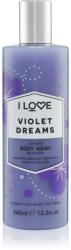 I Love Cosmetics Violet Dreams tusfürdő gél 350 ml