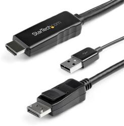 StarTech StarTech. com HD2DPMM3M video átalakító kábel 3 M HDMI A-típus (Standard) DisplayPort Fekete (HD2DPMM3M)