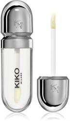 KIKO 3D Hydra Lipgloss hidratáló ajakfény 3D hatással árnyalat 01 Clear 6.5 ml