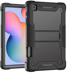 Techsuit Samsung Galaxy Tab S6 Lite 10.4 P610/P615 Fekete Techsuit - Rugged TabShell + Képernyővédő tok