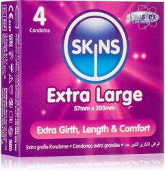 Skins Extra Large óvszerek Vanilla 4 db