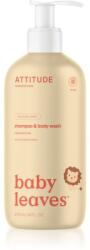Attitude Baby Leaves Pear Nectar tusfürdő gél és sampon 2 in 1 a körtelé illatával 473 ml