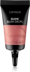 Catrice Glow Blush Drops folyékony arcpirosító árnyalat 010 Coral Touch 15 ml
