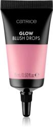 Catrice Glow Blush Drops fard de obraz lichid culoare 020 Barely Rose 15 ml