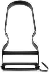 Excellent Houseware Zöldség- és gyümölcshámozó, Kiváló háztartási cikk, 11, 5x5, 3x1 cm, Rozsdamentes acél, Éles penge, Kényelmes fogantyú, Mosogatógépben mosható, Matt fekete (259740)