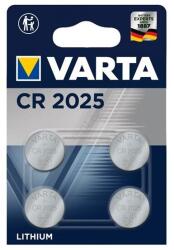 VARTA gombelem, cr2025, 3v, lítium, 4db/csomag (6025101404)