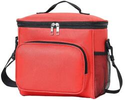 Flippy Ebédtáska, Flippy, Többfunkciós, Rekeszes, 2 féle fogantyú, Vízálló, 26x24x17 cm, Piros (131629)