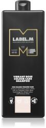 label.m Vibrant Rose Colour Care Shampoo hidratáló sampon festett vagy melírozott hajra 1000 ml