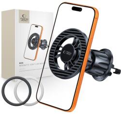 Tech-Protect N56 Tech-Protect Mágneses Magsafe szellőző autós tartó Karbon Fekete