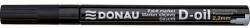 DONAU Tartós jelölő DONAU D-OIL, Kerek hegy 2, 2 mm, Fekete (TSV07-03359)