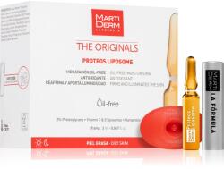 MartiDerm The Originals Proteos Liposome crema cu efect iluminator si de netezire in fiole 10x2 ml