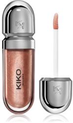 KIKO 3D Hydra Lipgloss hidratáló ajakfény 3D hatással árnyalat 18 Golden Sparkle 6.5 ml