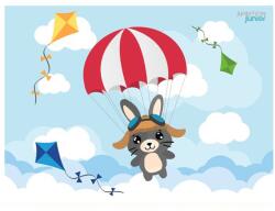 Ambition Junior Betty I Bunny asztali alátét 40x30 cm ejtőernyő (43134)