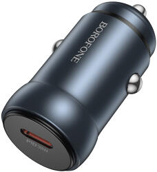 BOROFONE autós töltő BZ32 Fresh - Type C - PD 30W szürke
