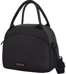 Flippy Thermal Flippy ebédtáska, többfunkciós, rekeszes, vízálló, 2 féle fogantyú, 26x14, 3x21, 2 cm, fekete (127694)