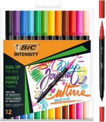 BIC Intensity P/12 kéthegyű színező markerek