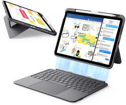 ESR iPad 10 (2022) 10.9 / 11 (2025) Sötétszürke ESR Flex Keyboard Case tok