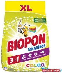  Mosópor 3 kg (50 mosás) színes ruhákhoz Biopon Takarékos Color (49394)