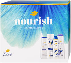 Dove Nourish Ultimate Collection ajándékcsomag tusfürdő + testápoló + deo + sampon