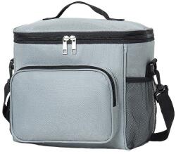 Flippy Ételtáska, Flippy, Multifunkcionális, Rekeszes, 2 féle fogantyú, Vízálló, 26x24x17 cm, Szürke (131632)
